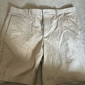 J. Crew Men's Beige Flat Front Shorts
